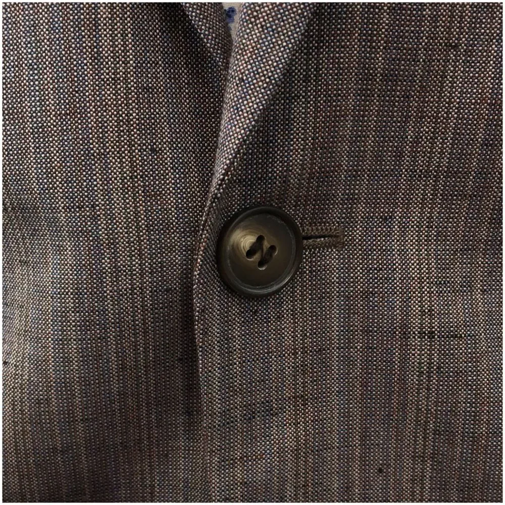 VINTAGE Mens Blazer Sport Coat Two Button‎ Casual Jacket Size 40R Wool Suit